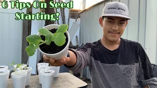 6 Tips On Seed Starting!🌱🙌🏽S:1, Ep.88//Ultimate Gardening