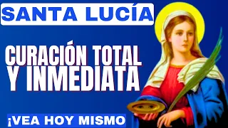 ORACIÓN A SANTA LUCÍA POR LA CURACIÓN DE MIS OJOS