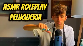 ASMR PELUQUERIA * EFECTO CASCADA + CORTE DE PELO*