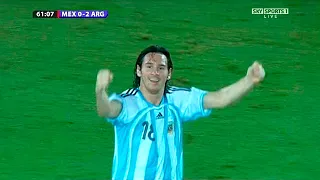 Messi Insane Goal vs Mexico (Copa America) 2007 English Commentary