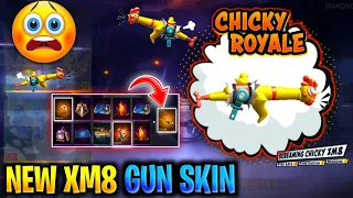 Screaming Chicky New XM8 Skin Free 🤑 | New Chicky Royale Event Free Fire 😨