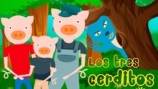 Los tres cerditos – Cuentos cortos infantiles -  Cuentos animados en español