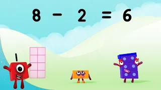 @Numberblocks - Subtracting with the Numberblocks! | Learn to Count | @LearningBlocks