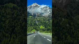 Switzerland’s highways are 🤩🤩🤩 #switzerland #youtubeshorts #nature #travel #spring #shorts