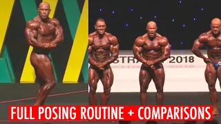 KEVIN LEVRONE FULL POSING ROUTINE + COMPARISONS ARNOLD CLASSIC AUSTRALIA