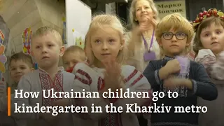 Children In Ukraine Go To Kindergarten In The Metro Station To Avoid Russian Air Strikes