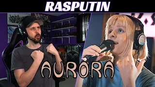 SO UNIQUE! Aurora REACTION - Rasputin (Boney M Cover - Acoustic / Live)