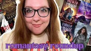 recent romantasy roundup || all of the fantasy romance books ive read recently