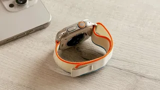 Is Apple Watch Ultra 2 Worth It? | Unboxing, Setup, & Review (Orange & Beige Trail Loop Band)