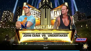 WWE 2K24 FULL MATCH —  John Cena vs. Undertaker — Undisputed WWE Universal Title Match!"