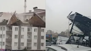 At least 4 people dead after extreme wind batters Istanbul
