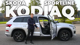 New Skoda Kodiaq Sportline Facelift 2022 Review