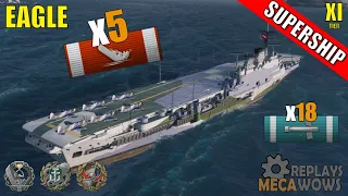 SUPERSHIP Eagle 5 Kills & 172k Damage | World of Warships Gameplay