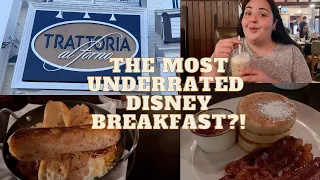 THE MOST UNDERRATED BREAKFAST IN WALT DISNEY WORLD?! TRATTORIA AL FORNO AND THE BOARDWALK DELI