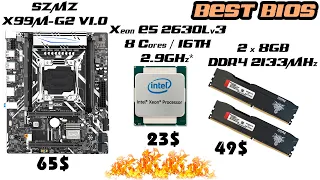 Лучший бюджетный комплект для любых задач 2020! X99M-G2 V1.0 + Xeon E5 2630Lv3 + 16GB DDR4 за 137$