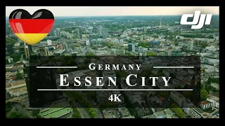 Relaxing Essen City 🇩🇪 Drone Aerial 4K | Germany Deutschland Duitsland