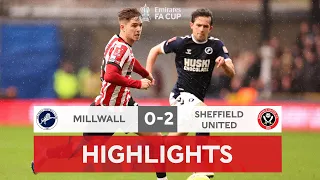 Jebbison & Bogle Fire The Blades Through | Millwall 0-2 Sheffield United | Emirates FA Cup 2022-23