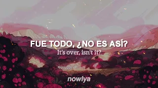 It's over, isn't it? - Steven Universe | Letra en Español - Inglés