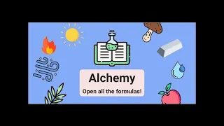 Alchmy merge new formulas (550 - 580) in unlock order