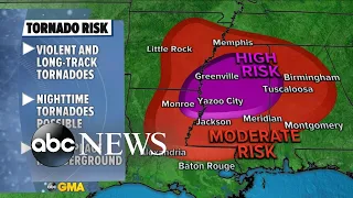 Major tornado outbreak possible in the southern US l GMA