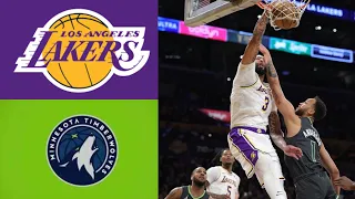 Lakers Vs TimberWolves | Lakers GameTimeTV | Lakers Highlights