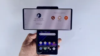 LG WING 5G Android 11  incoming Call,Unboxing & Boot Animation