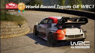 WORLD RECORD🏆Toyota GR WRC1 Monte-Carlo🇮🇩Pra d'Alart EA WRC