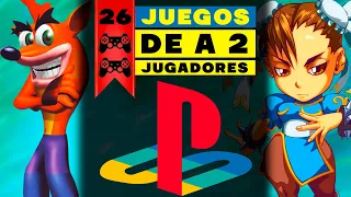 💥  MEJORES JUEGOS MULTIPLAYER en PLAYSTATION 1 - De a 2 JUGADORES - Play 1 PS1 No solo COOPERATIVOS