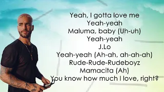 Maluma, Jennifer Lopez - Lonely (Letra/Lyrics)