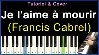 Je l'aime à mourir (Francis Cabrel) Tutoriel de Piano et Cover