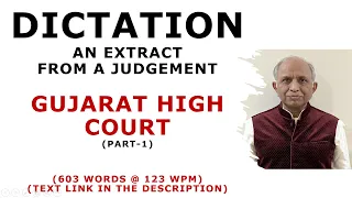 #GujaratHCjudgementDictation #LegalMatterDictation #CourtMatterLegalDictation #LegalDictation@123wpm