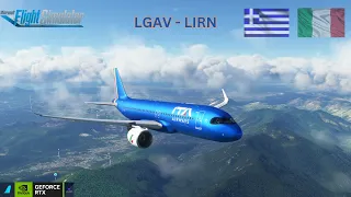 Athens Intl - Naples Capodichino | Full Flight | A320 | ITA Airways | MSFS | A32NX | (4K)