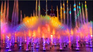 [December 2022] Perfect Center POV World Of Color Season Of Light Show - Disneyland