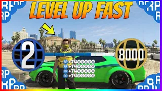 *MASSIVE* LEVEL TO 1- 1,000 FAST USING THIS FAST RP METHOD IN GTA 5 ONLINE  (NON RP GLITCH)