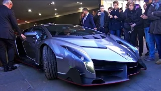 £4.5 MILLION Lamborghini Veneno CAUSES CHAOS in London!