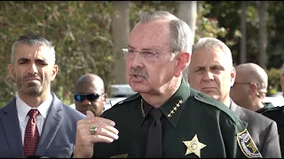 PBSO Sheriff Press Conference on Mar-A-Lago Checkpoint Crasher