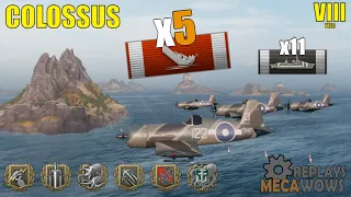 Colossus 5 Kills & 118k Damage | World of Warships Gameplay