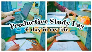 STUDY VLOG 📚| A day in my life ✍️| endless studying, cooking | Study More 🌿