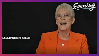 "BRUTAL" and "THRILLING" 🔪🩸 Jamie Lee Curtis on 'Halloween Kills'