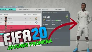 INCREÍBLES JÓVENES PROMESA PARA TU MODO CARRERA EN FIFA 20