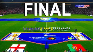 PES - England vs Portugal Final EURO 2024 - Full Match All Goals - eFootball Gameplay PC - Ronaldo
