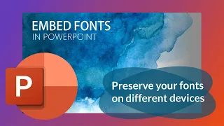 How to Embed Fonts in PowerPoint - Tutorial (2023)
