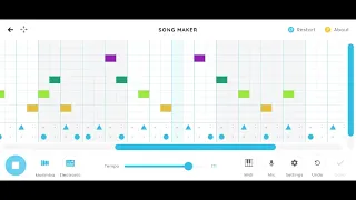 Blinded By The Lights but on Chrome Music Lab