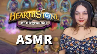ASMR Golden Arena - Hearthstone Battlegrounds soft spoken gameplay ~ mouse clicking