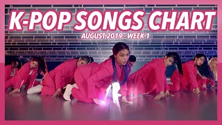 (TOP 100) K-POP SONGS CHART | AUGUST 2019 (WEEK 1)