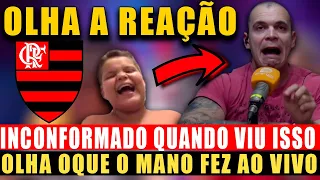 OLHA OQUE O MANO FEZ AO VIVO. FICOU MUITO INCONFORMADO QUANDO VIU ISSO NA PÁGINA DO FLAMENGO. VEJA!!