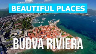 Budva Riviera best places to visit | Trip, review, attractions, holidays, rest | Montenegro 4k drone