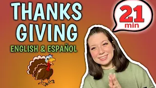 Toddler Learning- Thanksgiving | Bilingual Baby Toddler Learning Video | Educational Videos for Kids