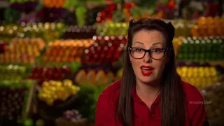 What kind of a *BEEP* gives a live crab to the blind chick? (MasterChef US S3)