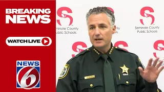 WATCH LIVE: Seminole County sheriff updates public on brazen carjacking, homicide case